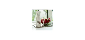 Natale Sprig Velvet Wine Bag