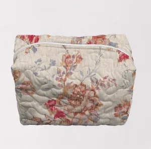 Natalie Floral Pink Large Make Up Bag