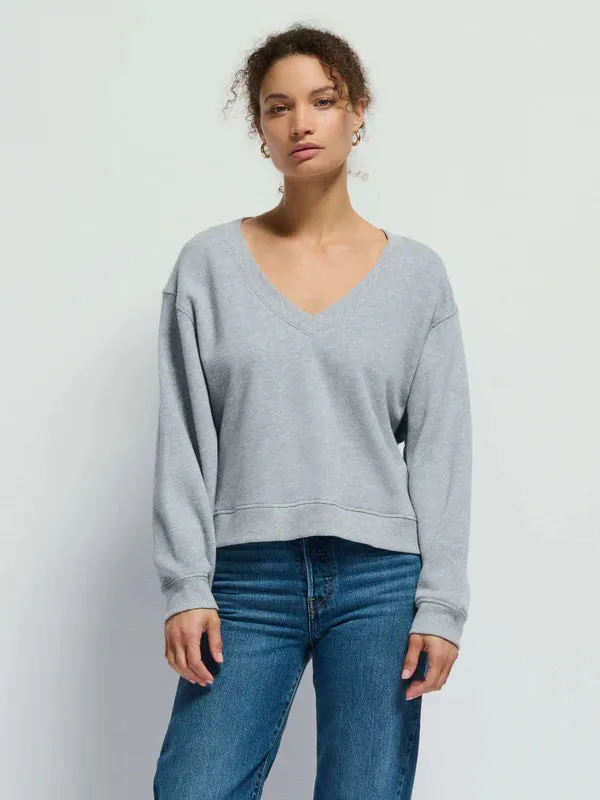 NATION LTD Wyatt Oversized V Neck