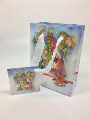 Nativity with Three Kings Gift Bag (Small)