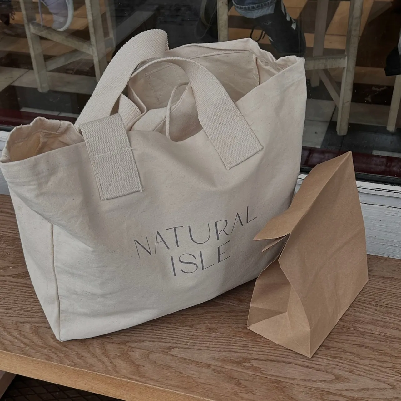 Natural Isle Tote Bag in Natural