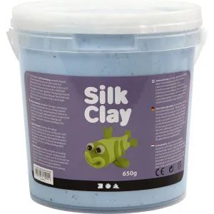 Neon Blue Colour Pliable Lightweight Modelling Compound With Plastic Bucket 650 g