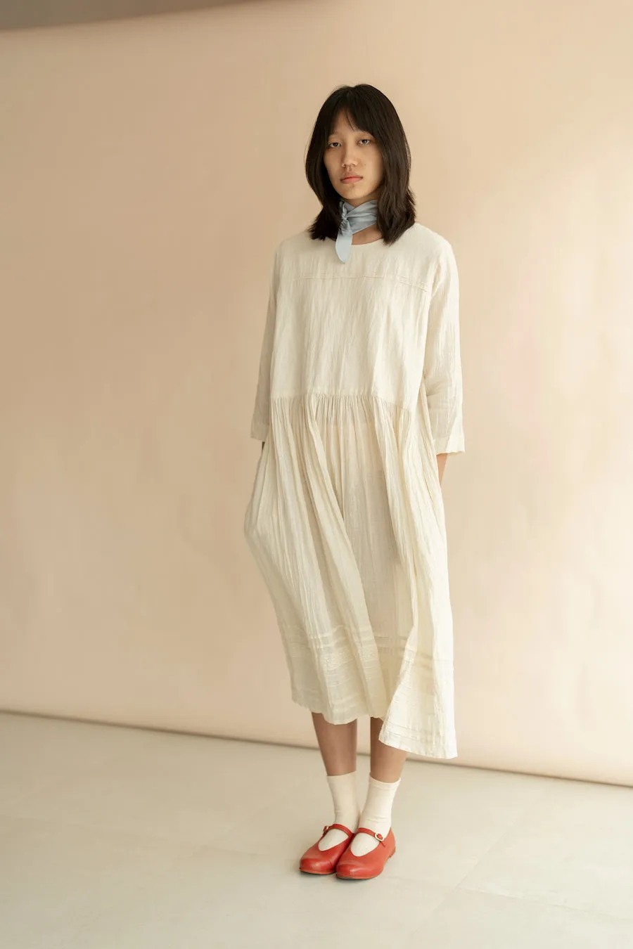 New All Season Dress Handloom Cotton Kiko-R.B.-Fashion Edit Runaway Bicycle
