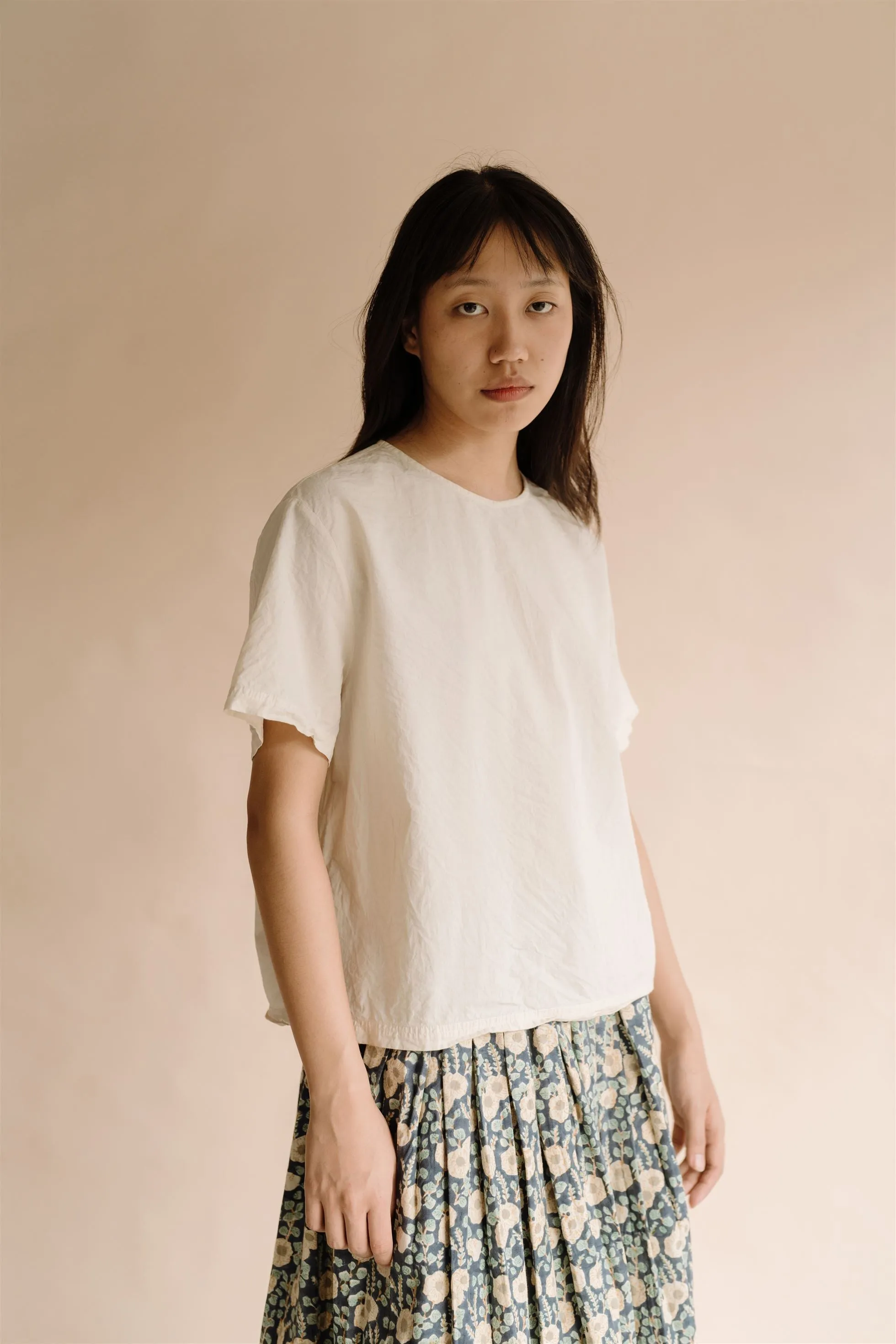 New All Season Top Cotton Poplin Toco Natural White-R.B.-Fashion Edit Runaway Bicycle
