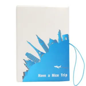 New Have A Nice Trip Passport Holders Men/women Travel Passport Cover Bag Pvc Leather 3D Design Cover On The Passport For Travel