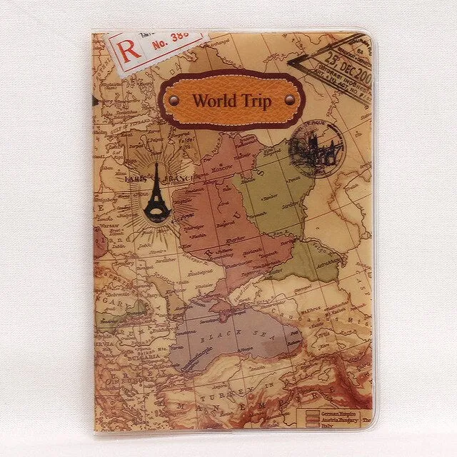 New Have A Nice Trip Passport Holders Men/women Travel Passport Cover Bag Pvc Leather 3D Design Cover On The Passport For Travel