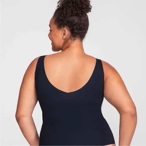 NEW! HONEYLOVE LIFTWEAR Plus Cami Shapewear Tank Adjustable Straps Black XL