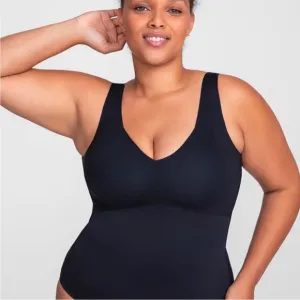 NEW! HONEYLOVE LIFTWEAR Plus Cami Shapewear Tank Adjustable Straps Black XL