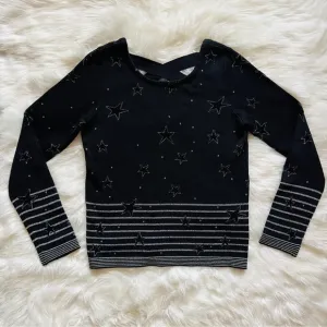 New! NAF NAF Star Cut Out Sweater