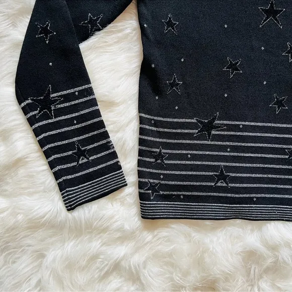 New! NAF NAF Star Cut Out Sweater