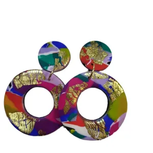 No Shrinking Violet - The 80's Large Hoop Earrings
