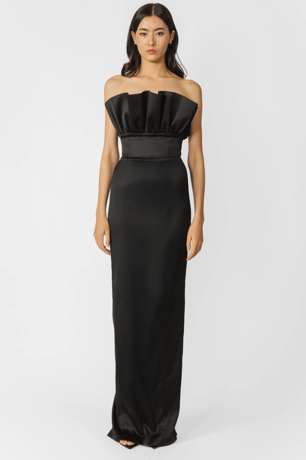 Noah Satin Gown by Sau Lee