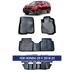 Nordvik Heavy Duty Floor Liners Kit For Honda CR-V 2018-23
