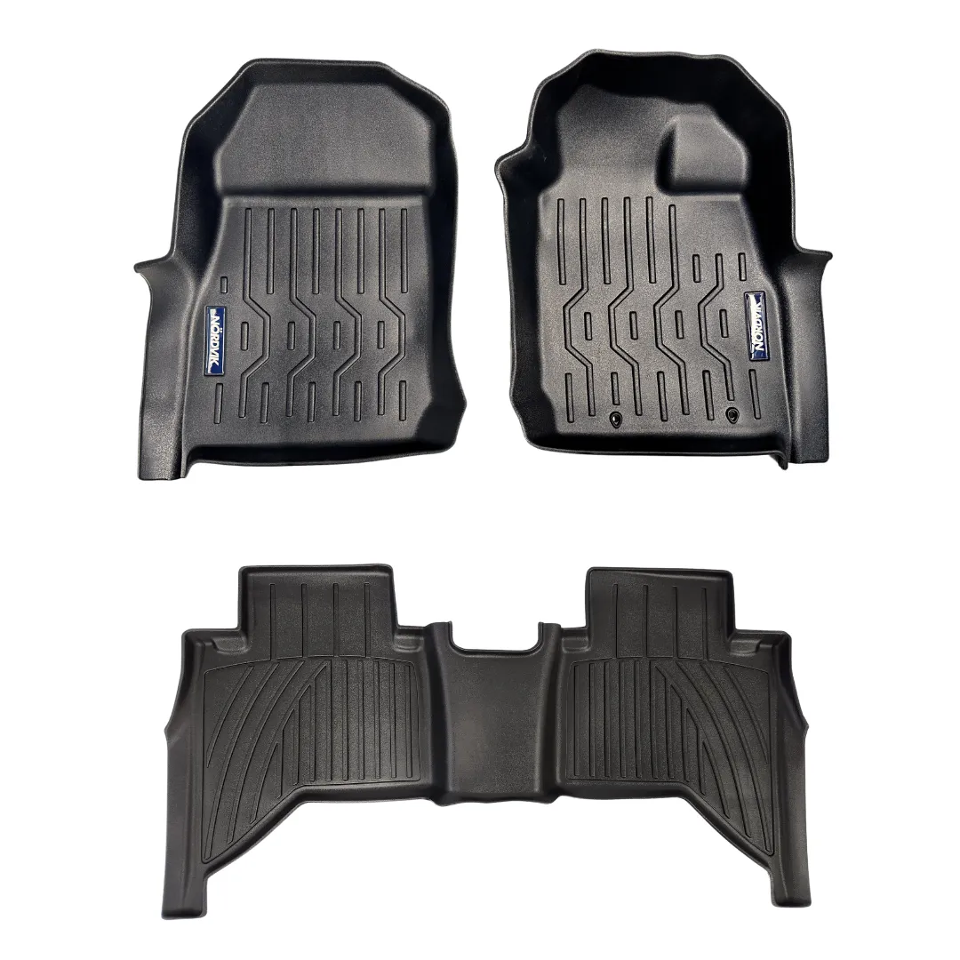 Nordvik Heavy Duty Floor Liners Kit For Isuzu D-Max 4 Doors 2021-2022 
