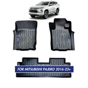 Nordvik Heavy Duty Floor Liners Kit For Mitsubishi Pajero 2016-23 