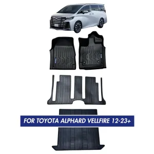 Nordvik Heavy Duty Floor Liners Kit For Toyota Alphard Vellfire 12-23 