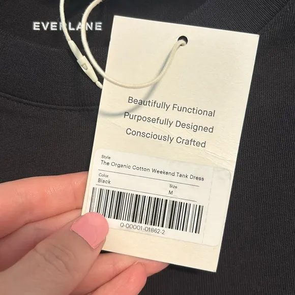 NWT Everlane The Organic Cotton Weekend Tank Dress