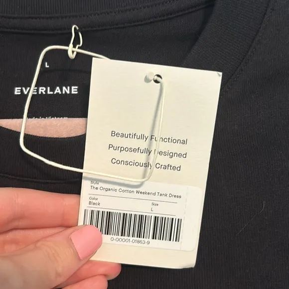 NWT Everlane The Organic Cotton Weekend Tank Dress