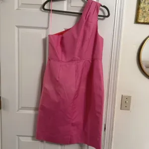 NWT J.Crew One Shoulder Pink Bridesmaid Dress Size 12