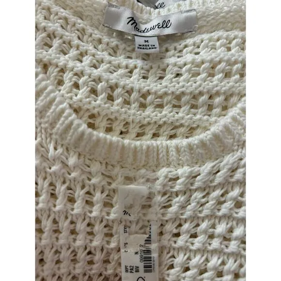 NWT J Crew Cream Crochet Sweater Shell