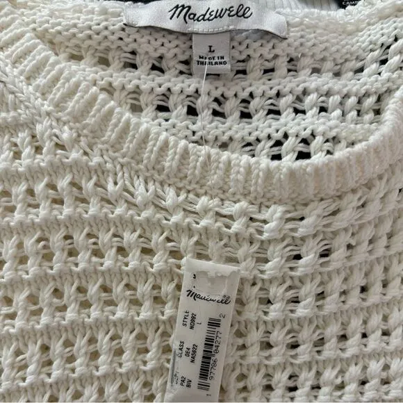 NWT J Crew Cream Crochet Sweater Shell