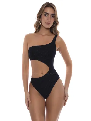 One Shoulder Asymmetrical One Piece