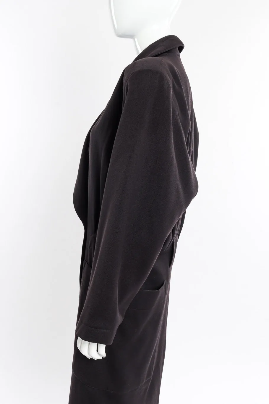 Oversized Double Breasted Wool Coat