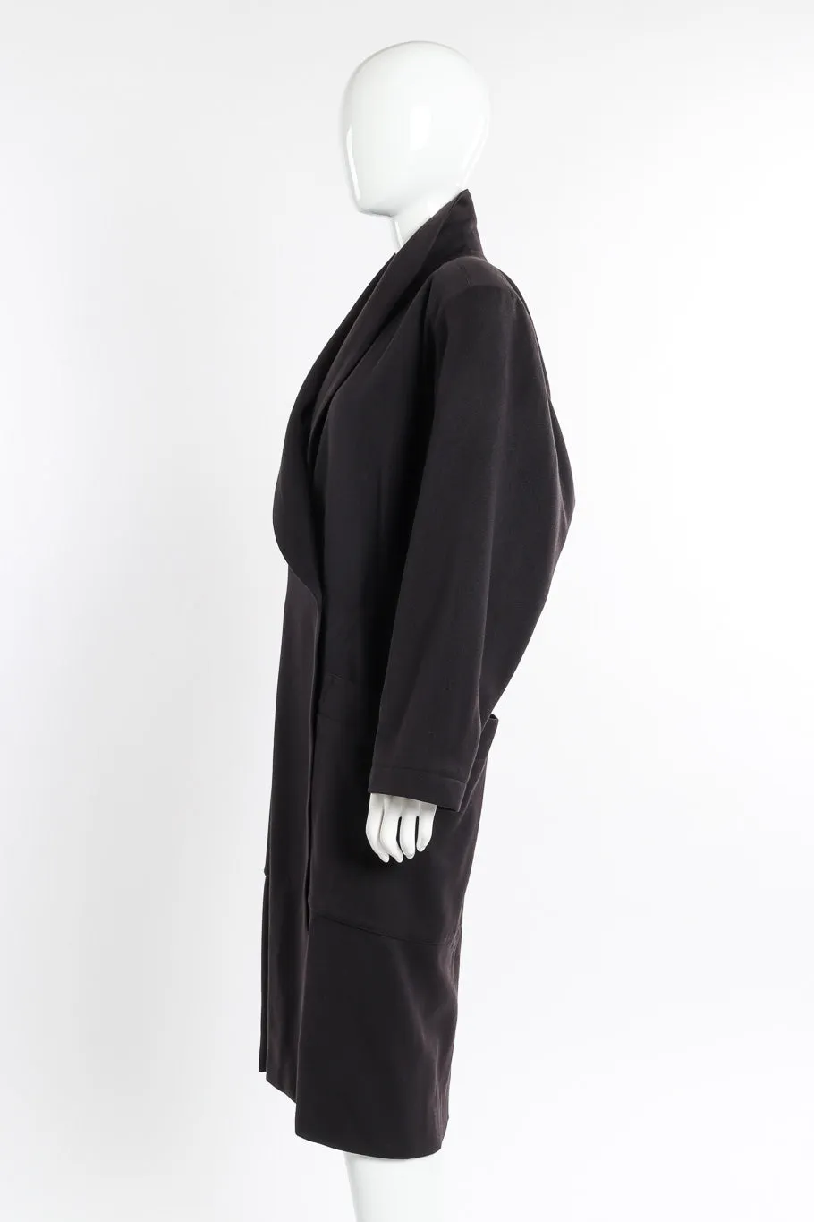 Oversized Double Breasted Wool Coat