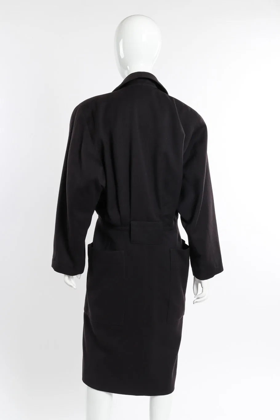 Oversized Double Breasted Wool Coat