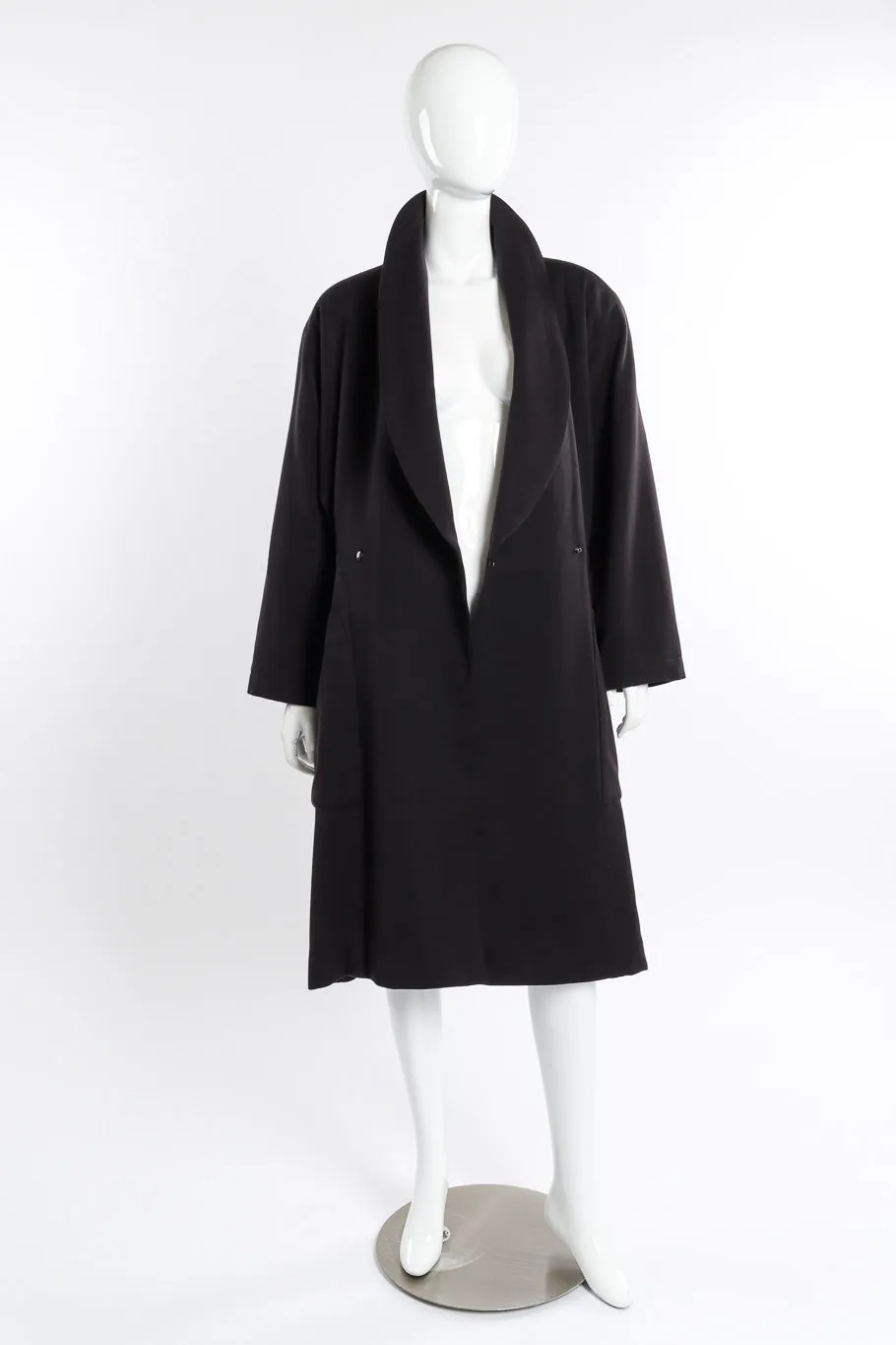Oversized Double Breasted Wool Coat