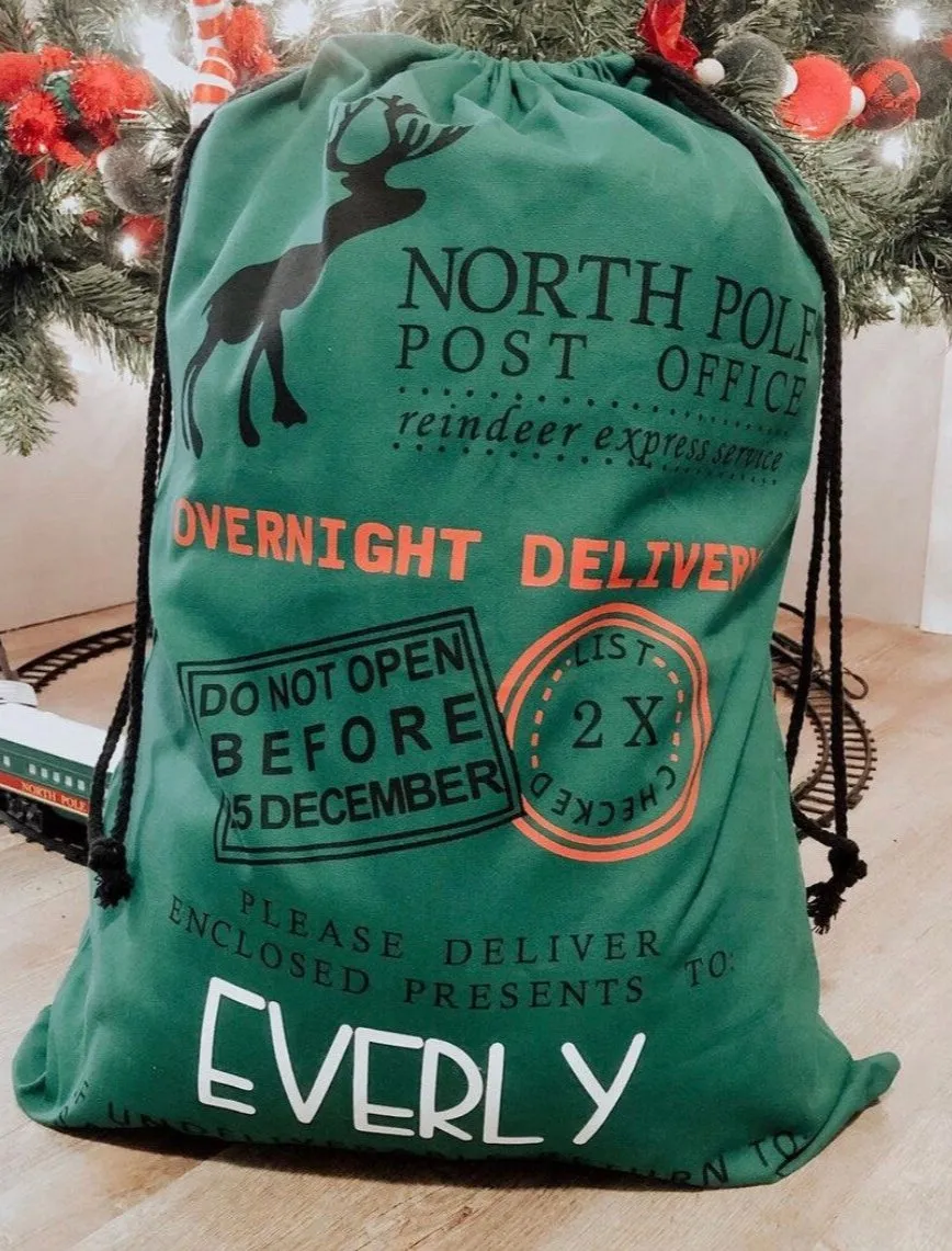 Oversized Personalized Christmas Santa Sack