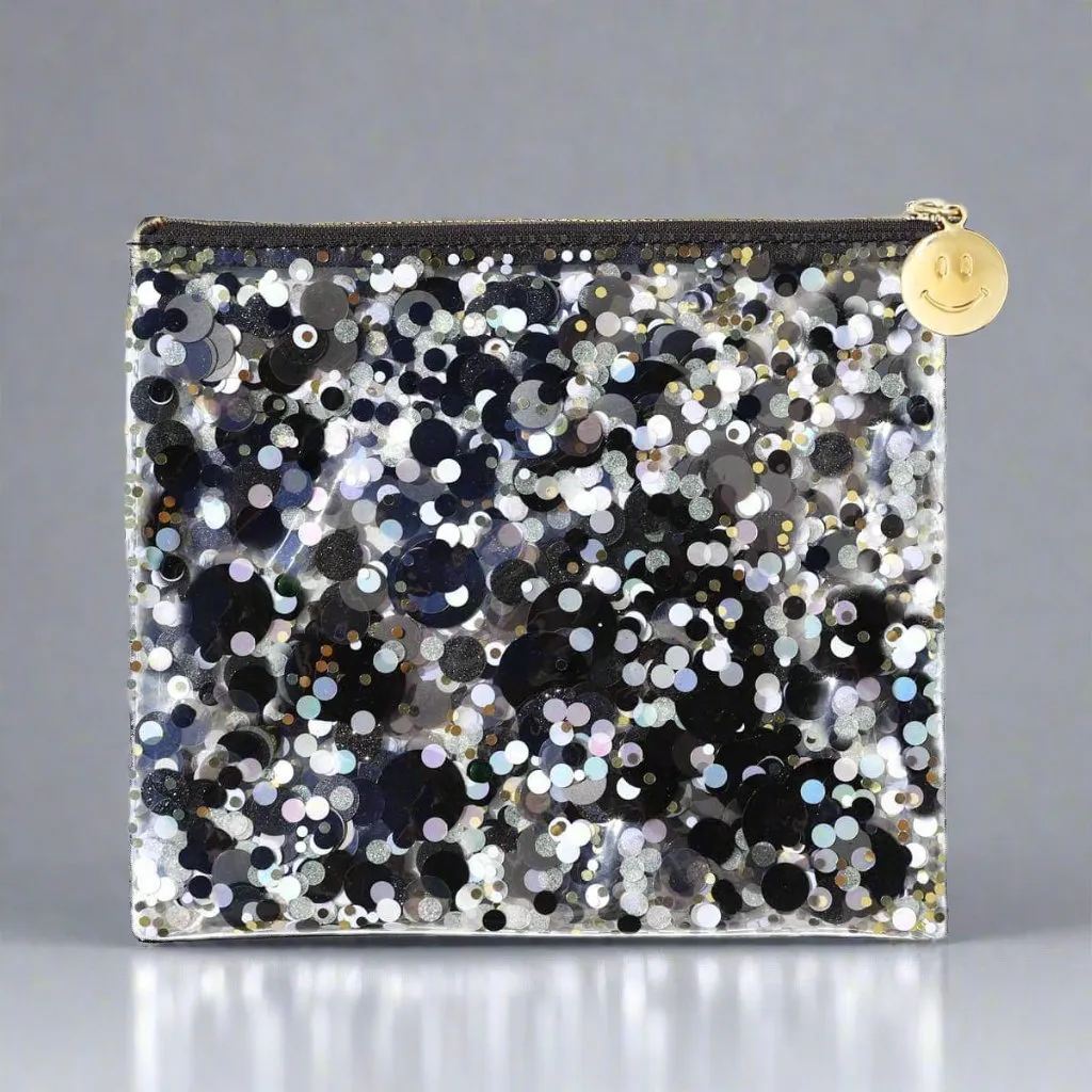 Packed Party Spirit Squad Blackout Confetti Everything Pouch