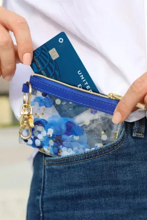 Packed Party Spirit Squad True Blue Keychain Purse