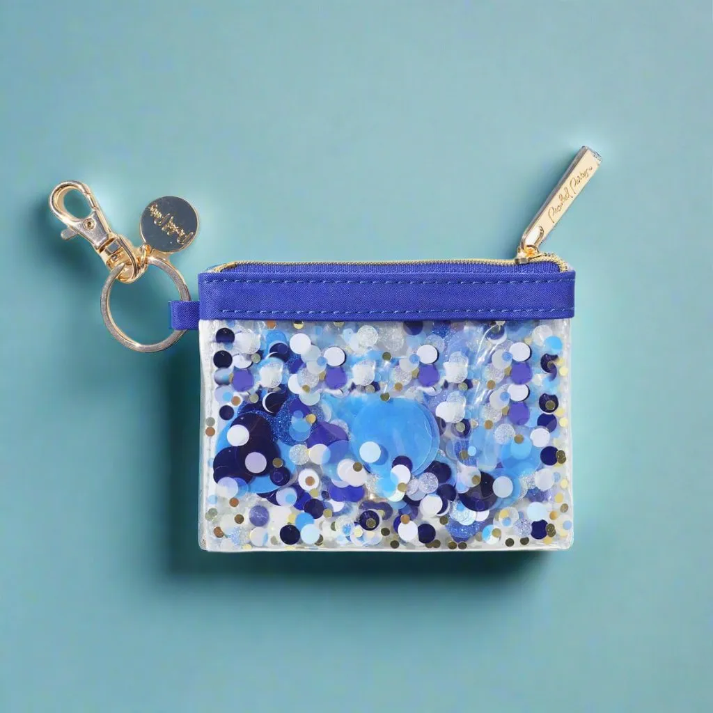 Packed Party Spirit Squad True Blue Keychain Purse