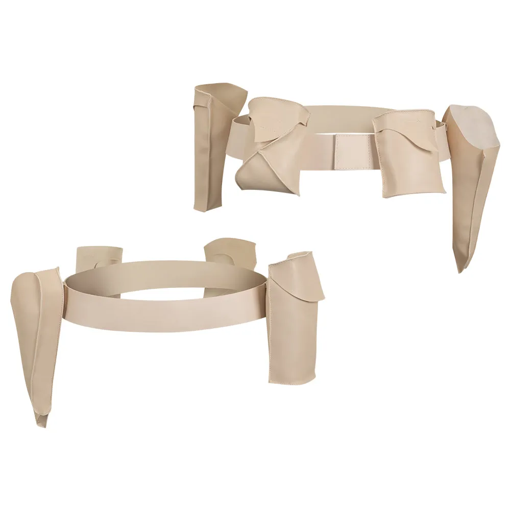 Padmé Amidala Movie Character White Girdle Belt Cosplay Accessories Halloween Carnival Suit