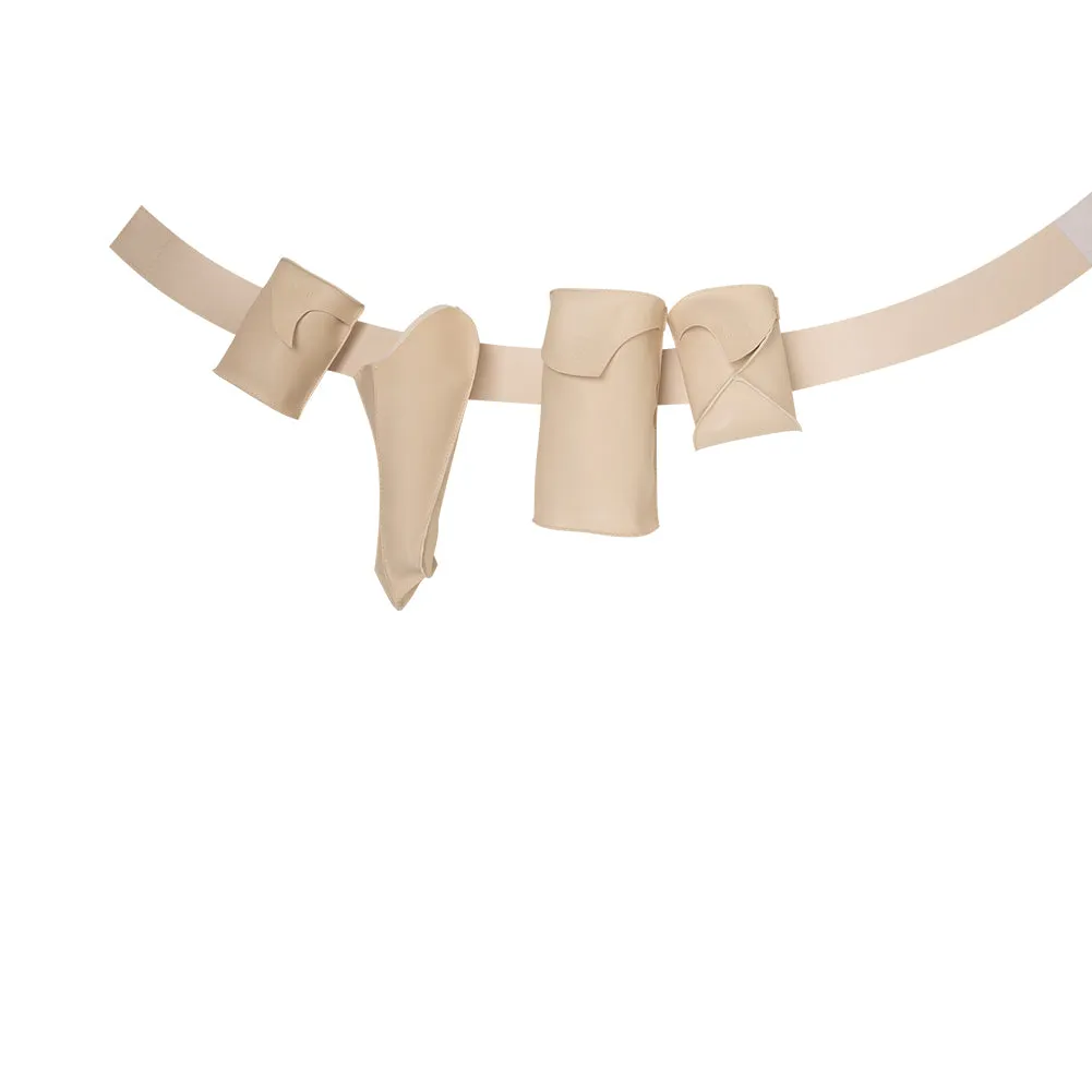 Padmé Amidala Movie Character White Girdle Belt Cosplay Accessories Halloween Carnival Suit