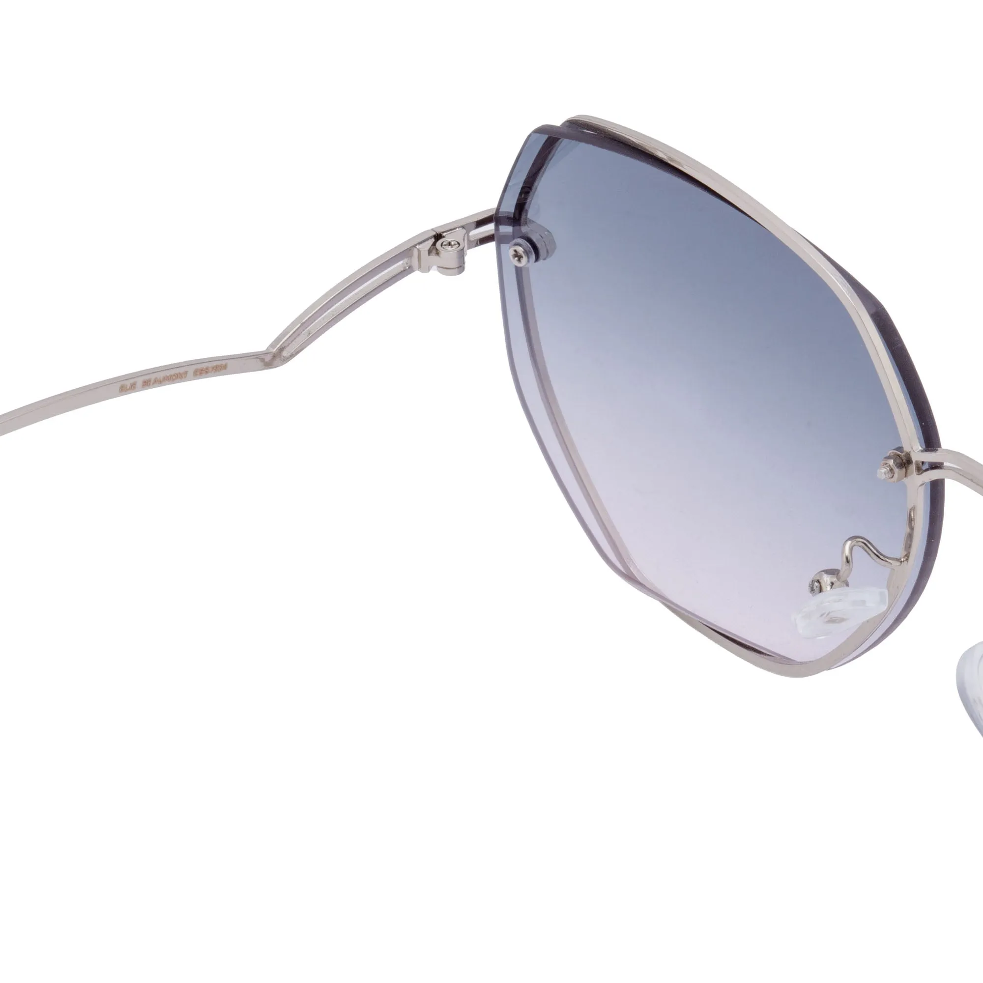 PALMA Blue/Silver Hex Sunglasses