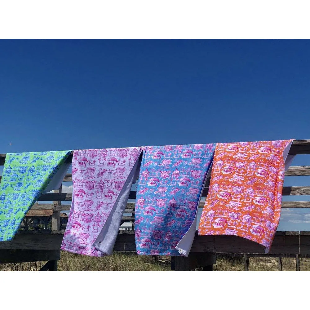 Pawleys Island Toile Beach Towel- in 6 Colors!