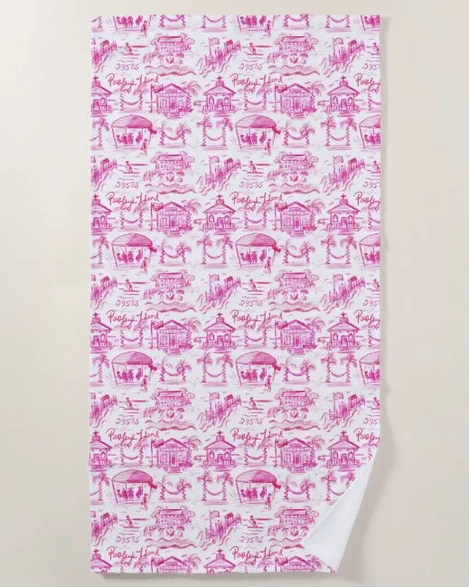 Pawleys Island Toile Beach Towel- in 6 Colors!