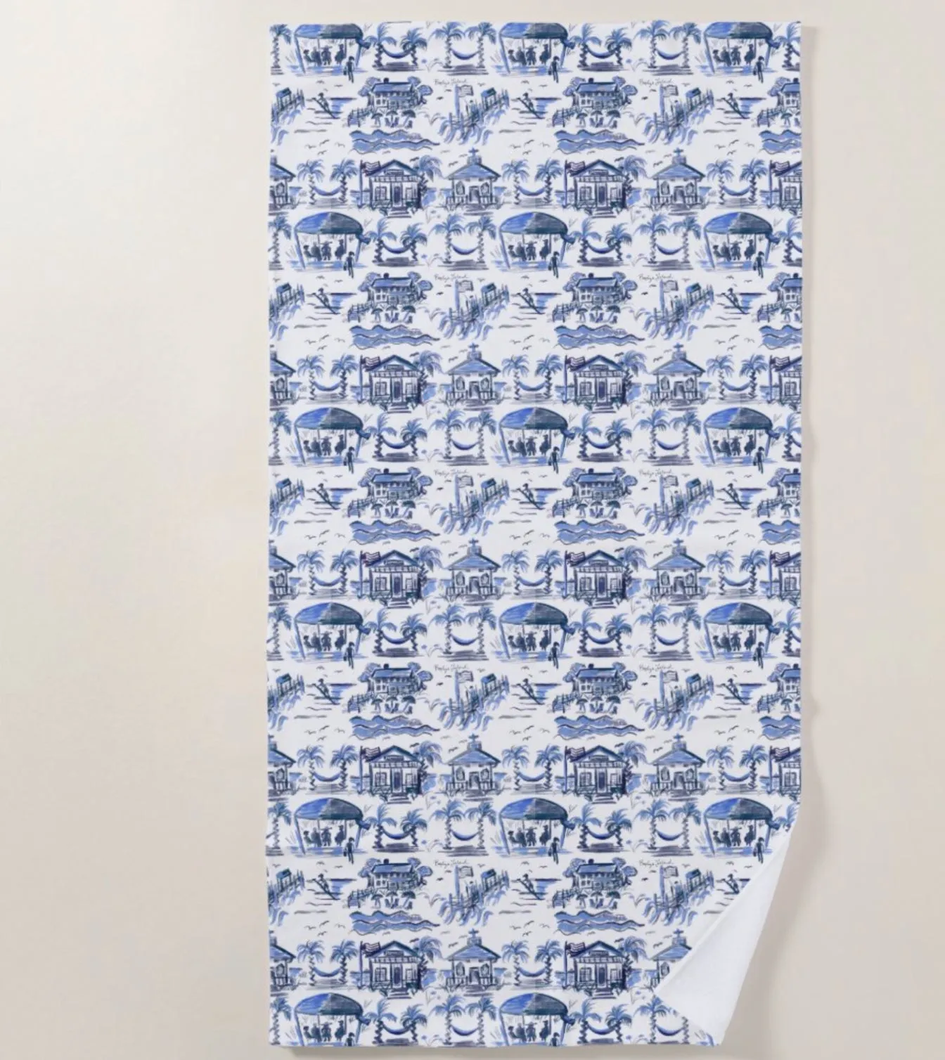 Pawleys Island Toile Beach Towel- in 6 Colors!