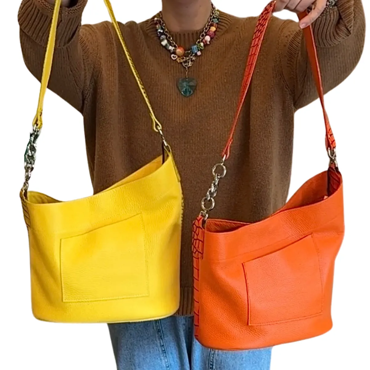 Penny Bucket Bag Yellow