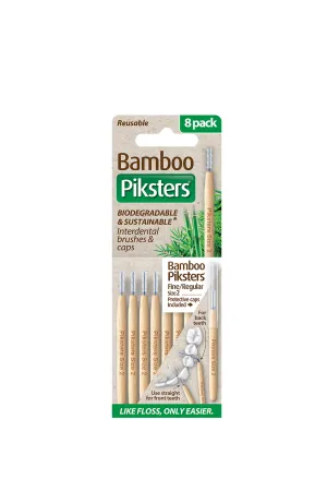 PIKSTERS Bamboo Silver Size 0  - 8 Pack