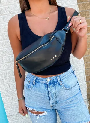 PIPER BUM BAG-BLACK