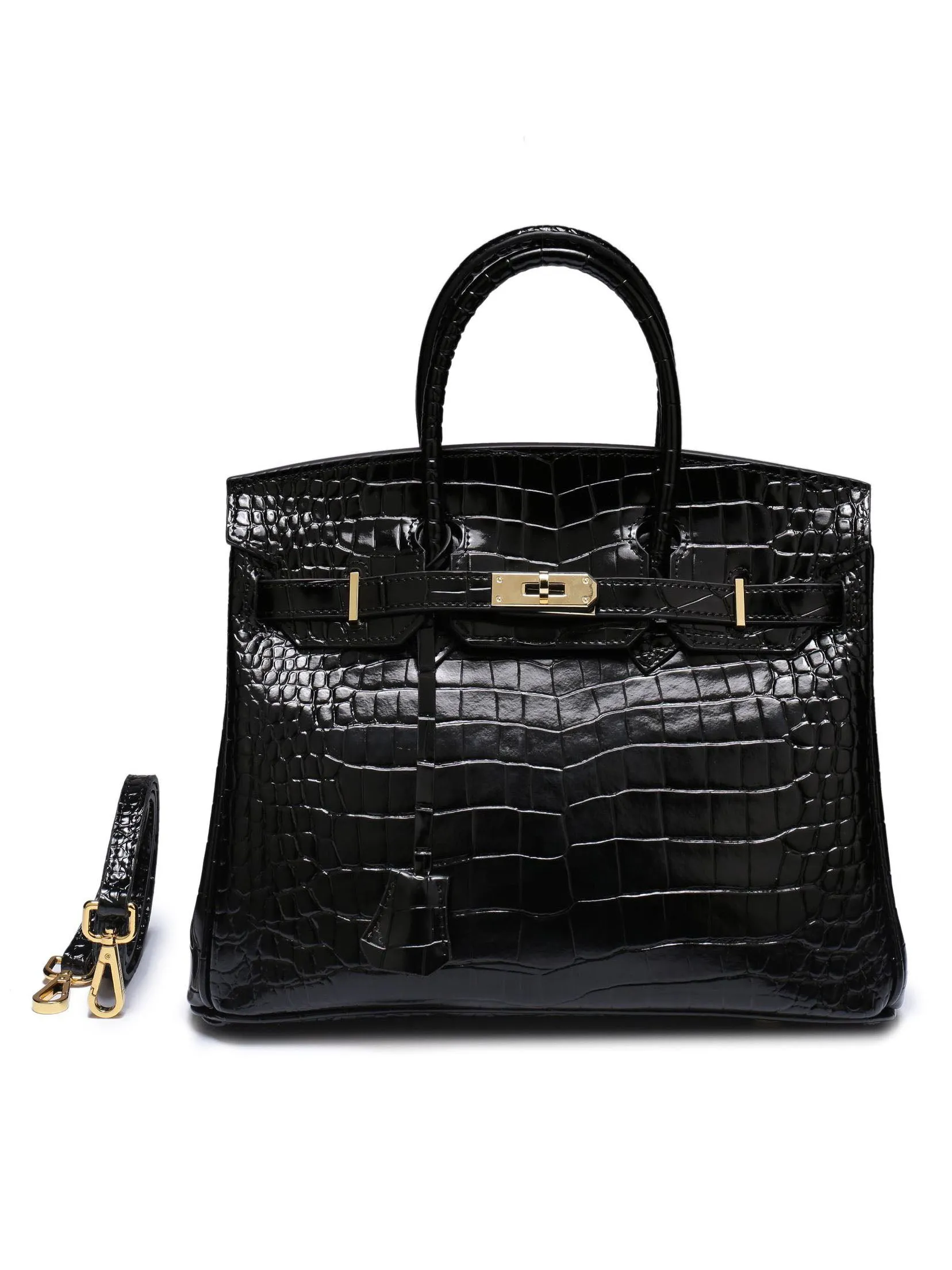 Platinum Bag Fashion Single Shoulder Diagonal Women's Bag Crocodile Leather Female Handbag