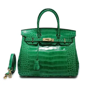 Platinum Bag Fashion Single Shoulder Diagonal Women's Bag Crocodile Leather Female Handbag