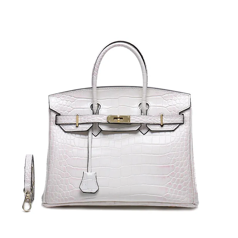 Platinum Bag Fashion Single Shoulder Diagonal Women's Bag Crocodile Leather Female Handbag