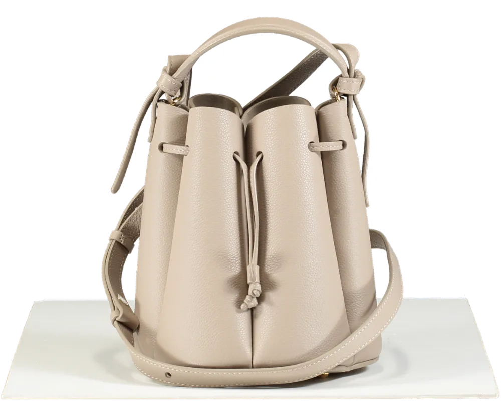 Poléne Beige Taupe Numéro Huit Leather Bag