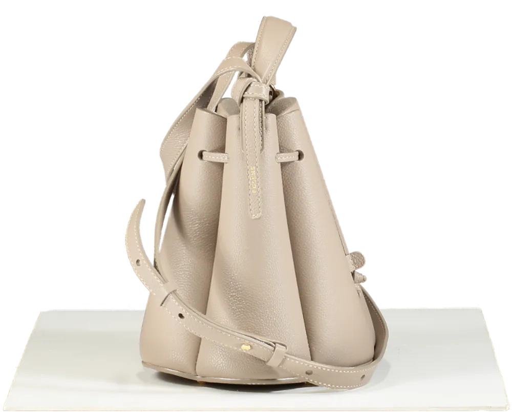 Poléne Beige Taupe Numéro Huit Leather Bag