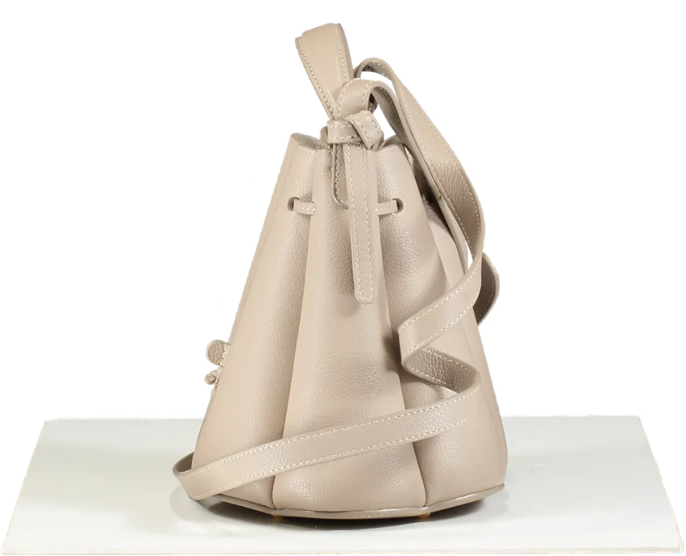 Poléne Beige Taupe Numéro Huit Leather Bag