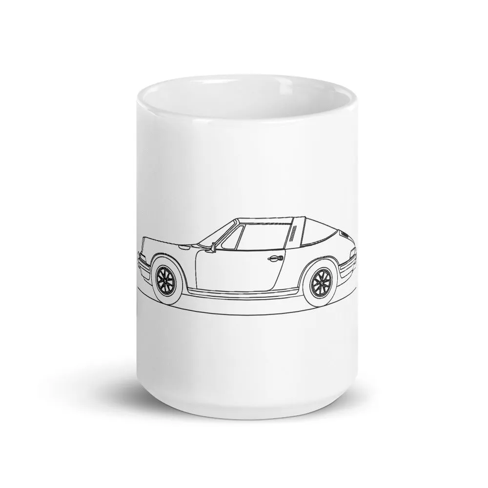 Porsche 911 Targa silhouette Mug